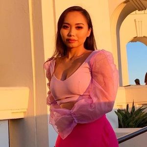 Missy Empire Mesh Sleeve top